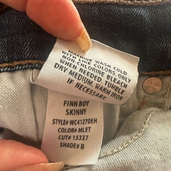 Hudson Finn Boy Skinny Jeans 26 - Picture 9 of 11